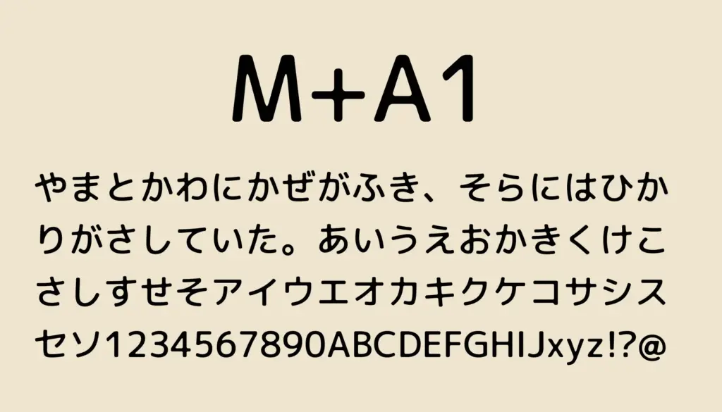 M+A1