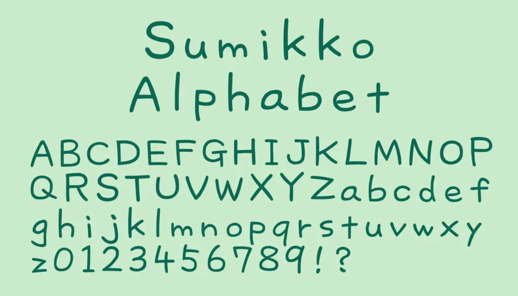 SumikkoAlphabet