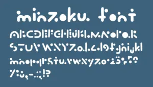 minzoku-font