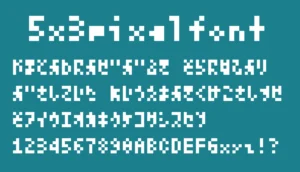 5x3pixelfont